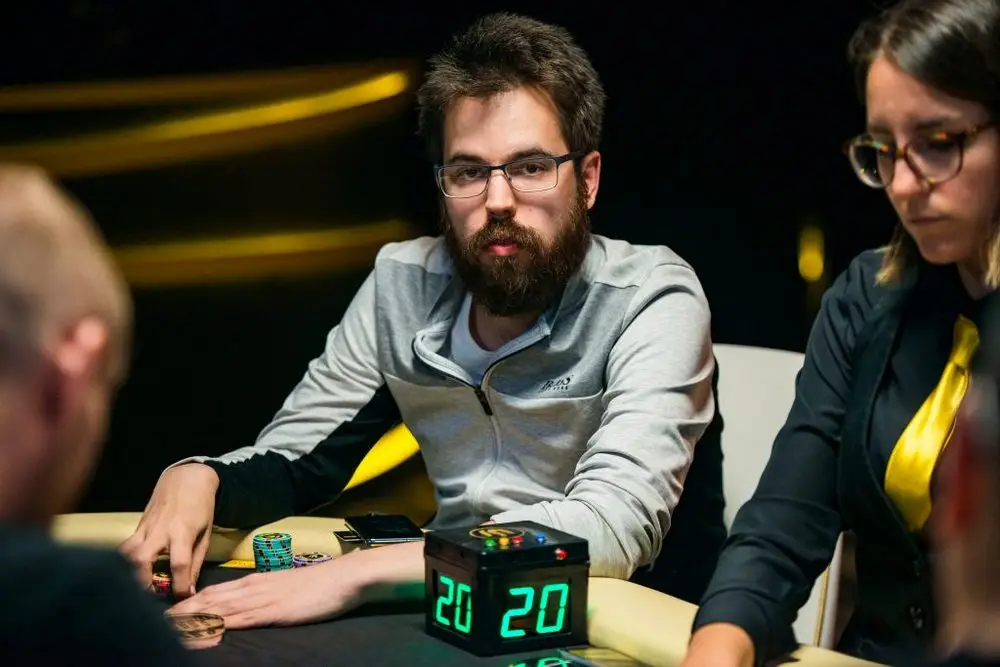 Dominik Nitsche playing poker