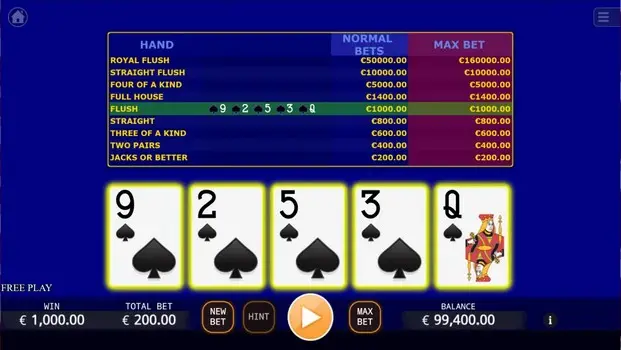 Super Video Poker by KA Gaming