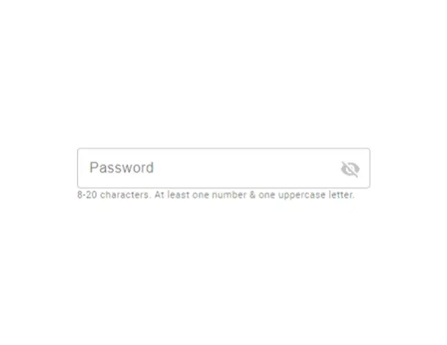 Create a Password: