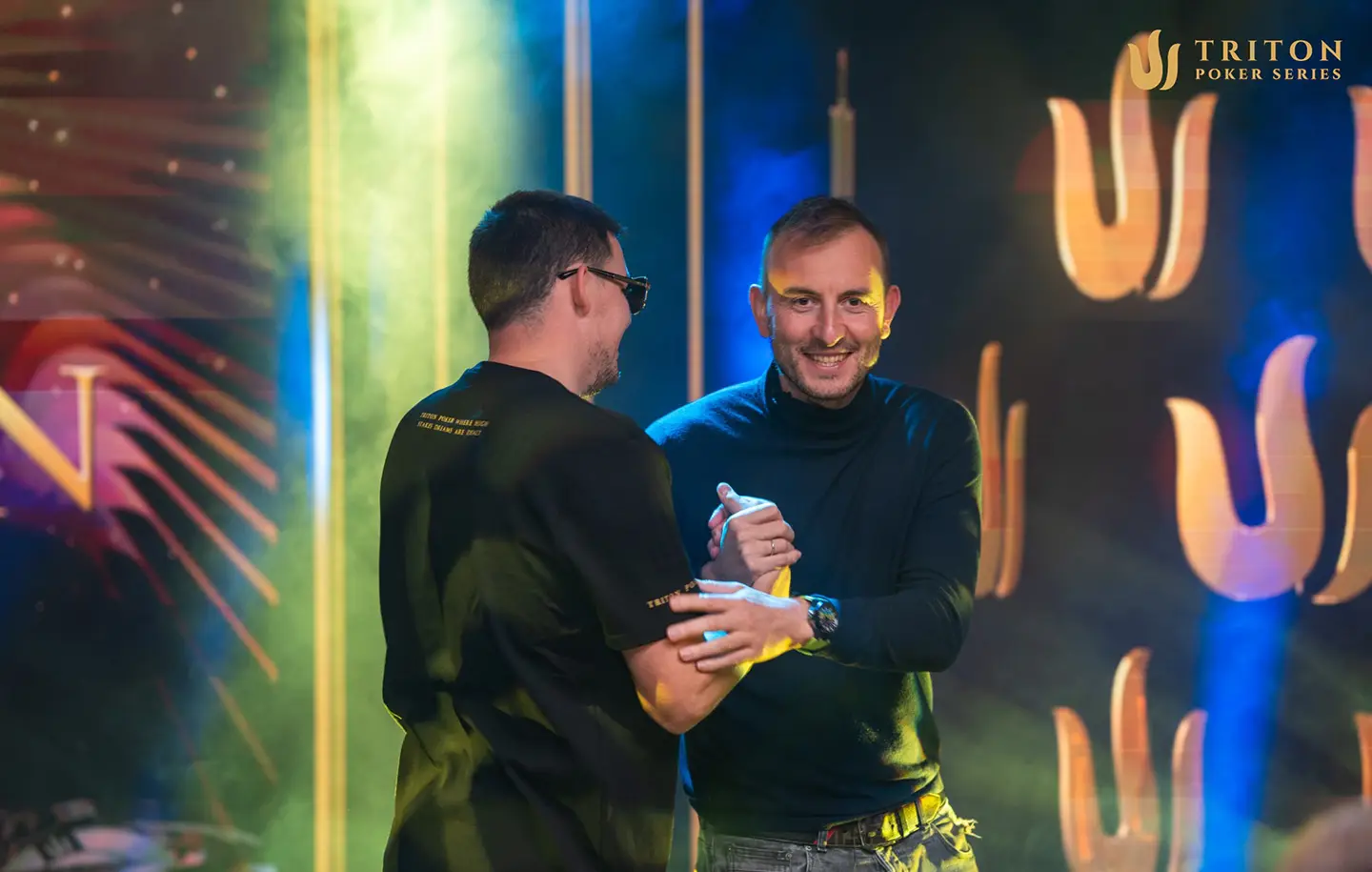 Mikalai Vaskaboinikau and Jesse Lonis at $100K Triton Montenegro 2025