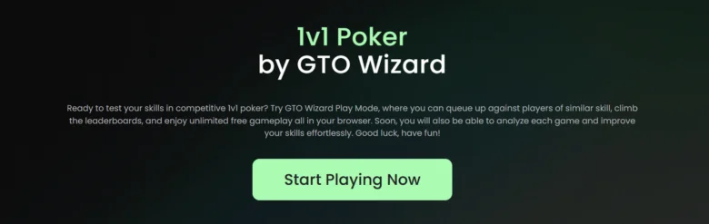 1v1 Poker Mode GTO Wizard 