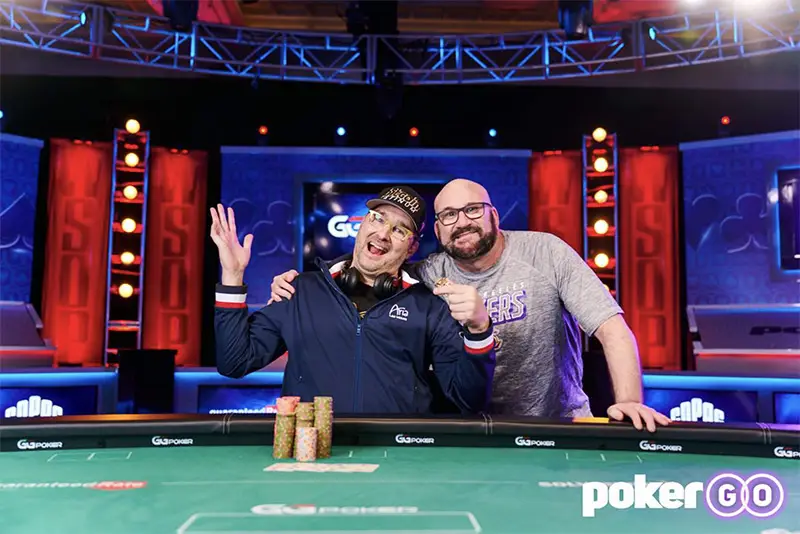 Mike Matusow and Phil Hellmuth on wsop