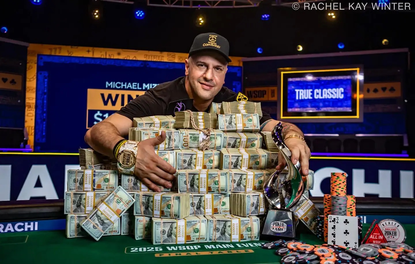 Michael Mizrachi Crowned WSOP Main Event Champion And Fast-Tracked Into the Poker Hall of Fame