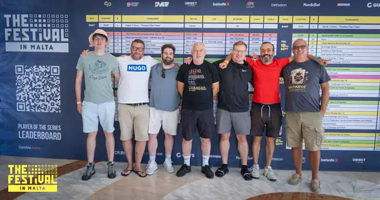 T.O.R.S.E.S Main Event Final Table at The Festival Series Malta 2025