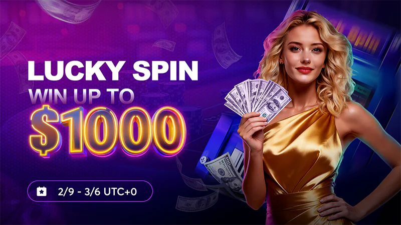 Lucky Spin win up to $1000