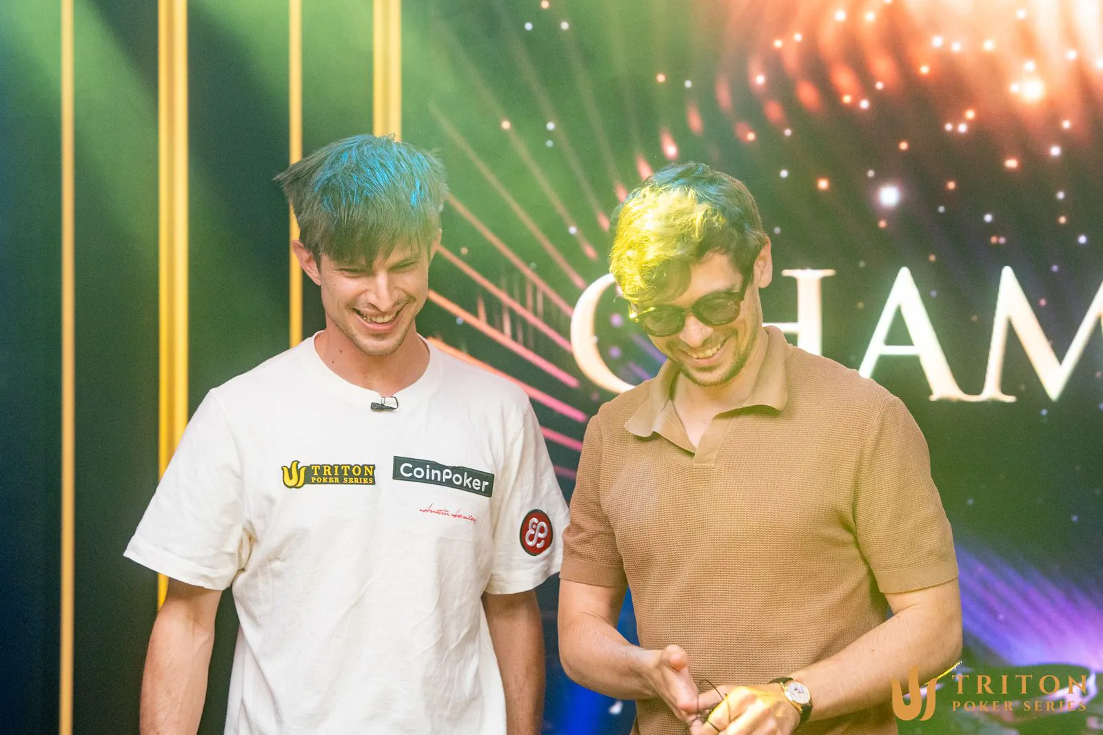 Mario Mosboeck and Fedor Holz at Triton Montenegro 2026