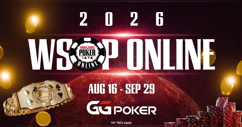 GGPoker Publishes the 2026 WSOP Online Schedule