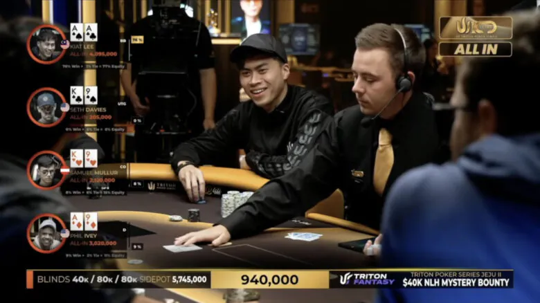 Lee kam mit 110 BB an den Final Table, ging mit 18 BB ins Heads-up gegen Wakil (89 BB), verdoppelte sofort mit 66 und siegte nach etwa einer Stunde.