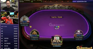 Carlos Ribeiro Times Out To Fold TT on GGMillion$ Final table