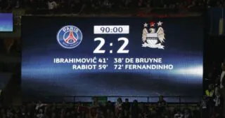 Draw score soccer
