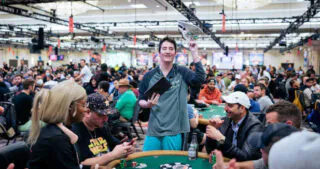 Cody Daniels was the feel-good story of the day, making the money after suffering a medical incident on Day 3