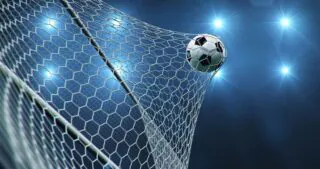 Soccer ball into the goal