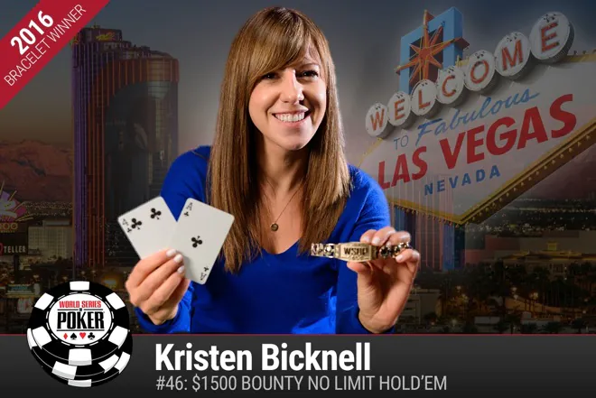 Canada’s Kristen Bicknell Wins 2nd Career Bracelet in $1,500 Bounty