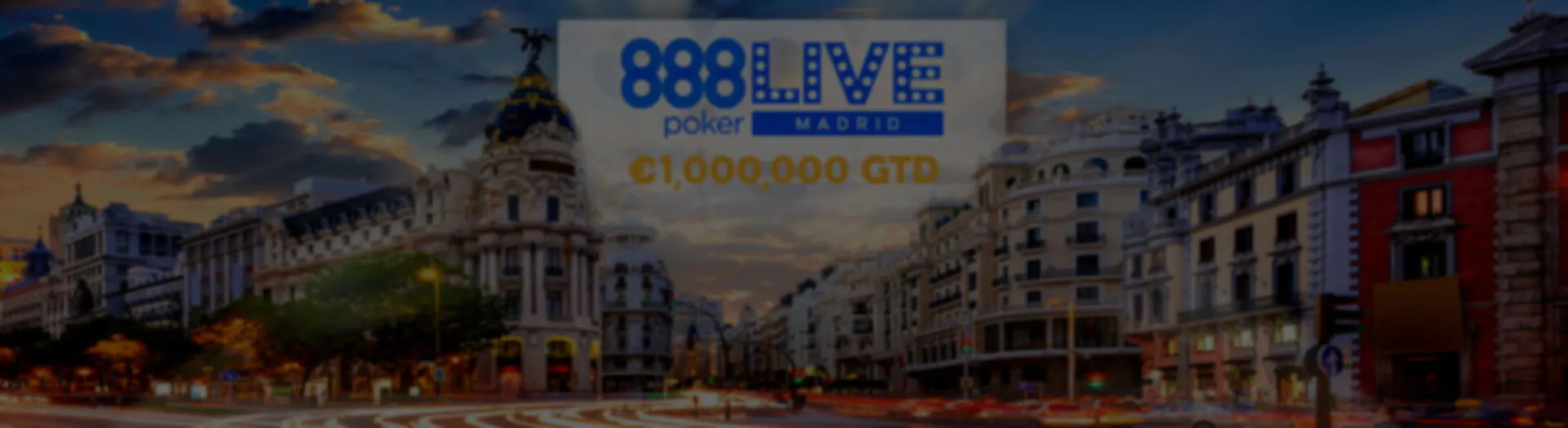 Win a $1,600 package to 888live Madrid in our exclusive Freeroll