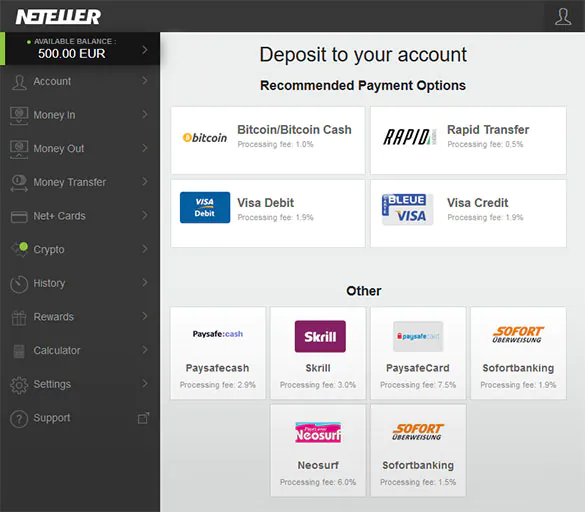 Neteller-Poker-Deposit