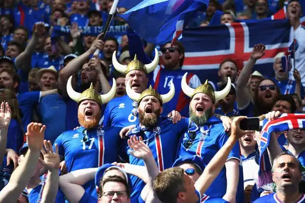 Iceland fans