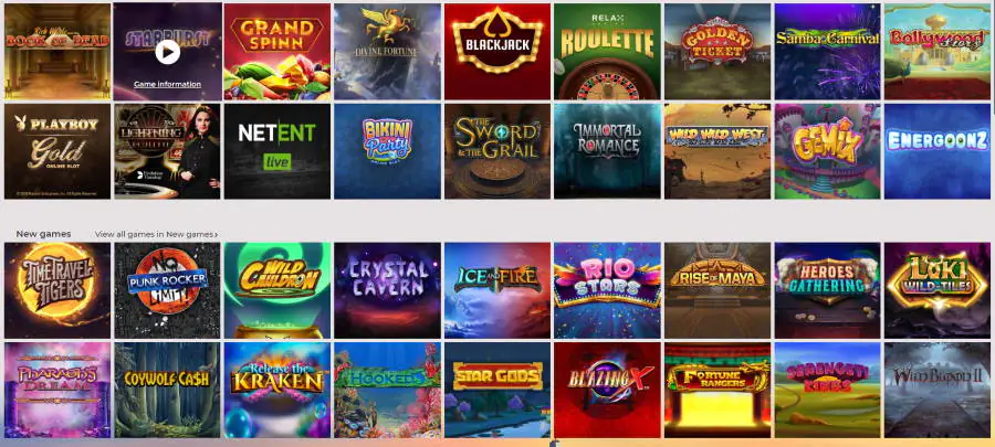 NYSpins-Game-Selection