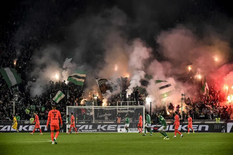Home stadium atmosphere in St-Etienne