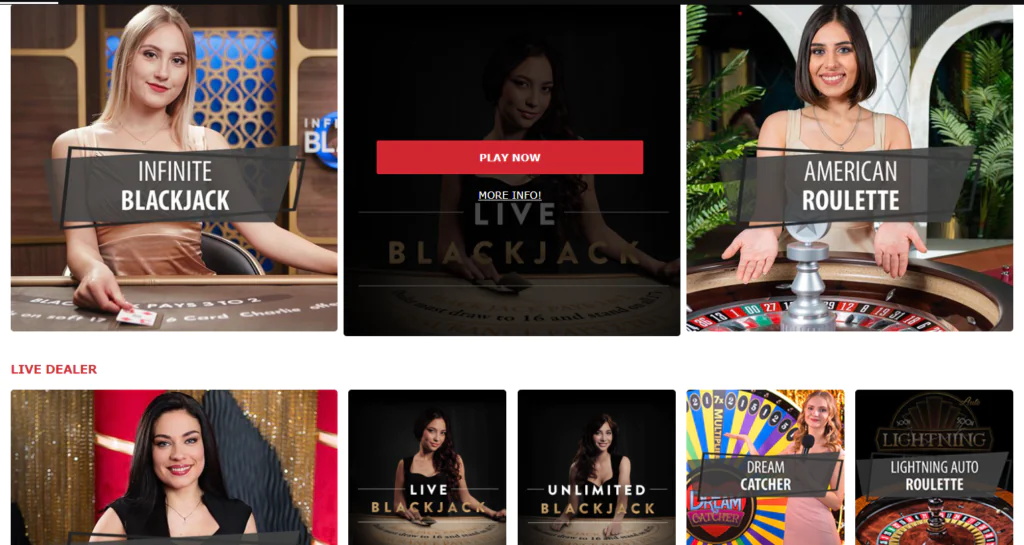 BetMGM Live Casino - live dealer games - roulette, blackjack, poker, baccarat