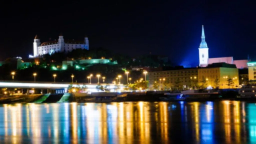 Bratislava at night