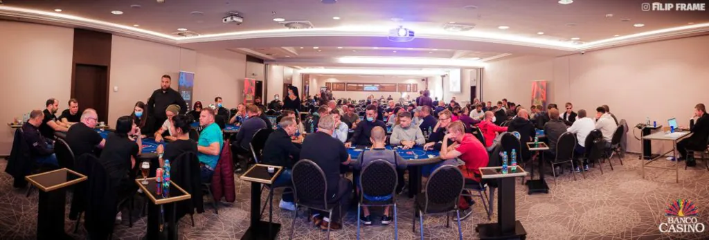 Players at the tables during The Festival Main Event