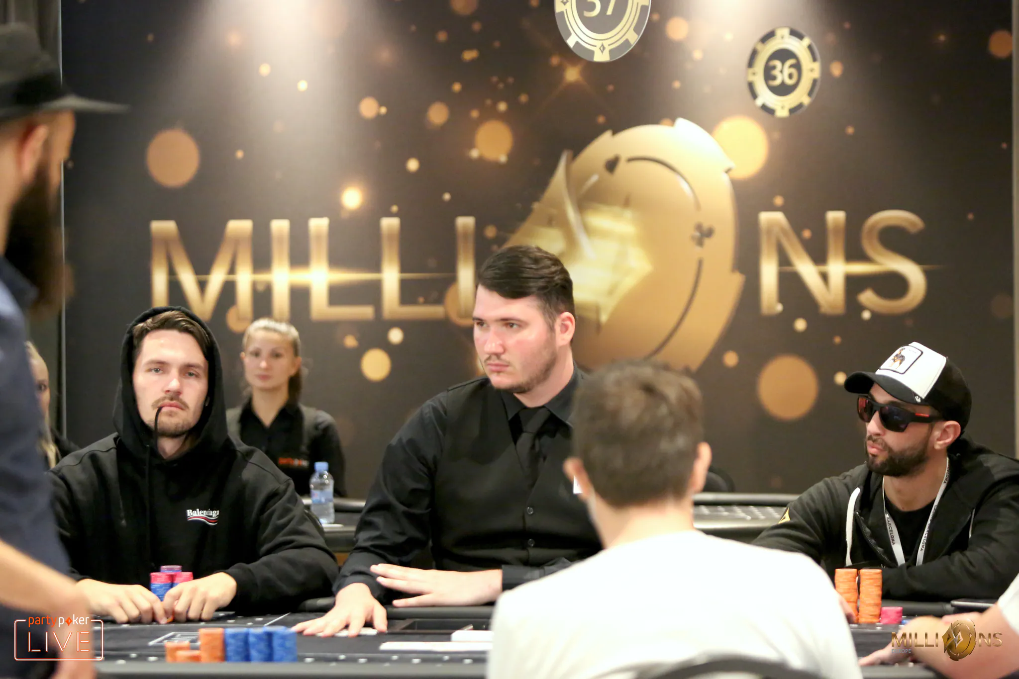 Three Table Redraw after “MaximusBlack” Loses a Flip