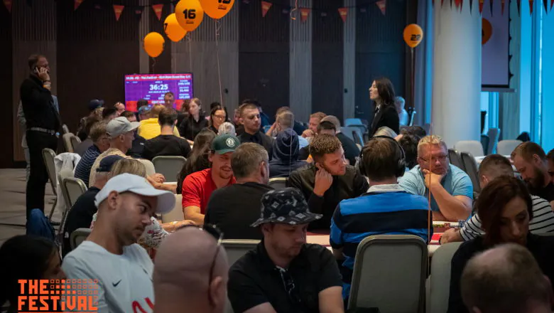 the festival tournament area