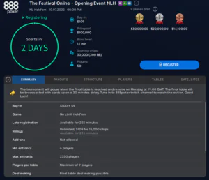 Festival Series Online Opening Event