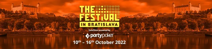 There’s Still Time to Win a €1,500 Package for The Festival Bratislava at partypoker!