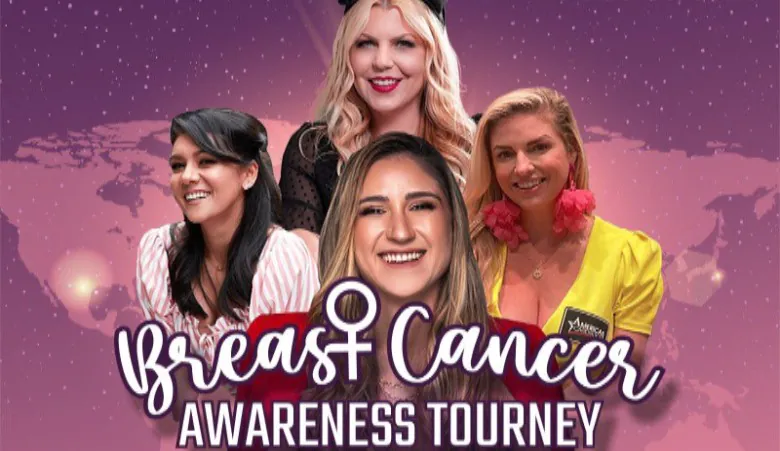 Americas Cardroom. $10,000 charity tournament for breast cancer awareness.