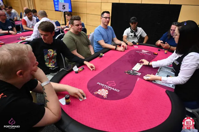 Set of Fives Holds for Decesare to Oust Mortensen