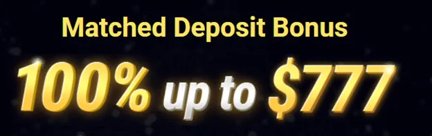 WSOP.CA Matched Depoist Bonus. 100% up to $777.
