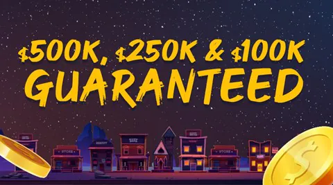 Americas Cardroom. Three different guarantees. $500K, $250K, $100K.
