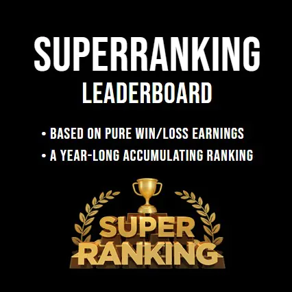 GGPoker's superranking leaderboard.