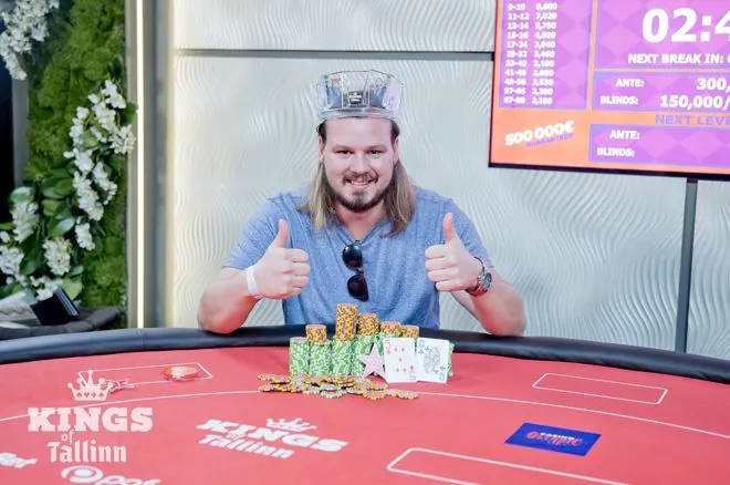 Johan Karlsson. Kings of Tallinn Main Event winner 2020.