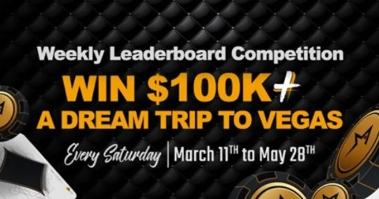 Americas Cardroom. Weekly Leaderboard Competition.