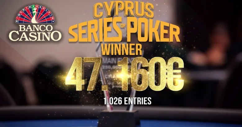 Cyprus Series of Poker Winner.