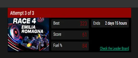 PokerStars Spin&Go formula one.