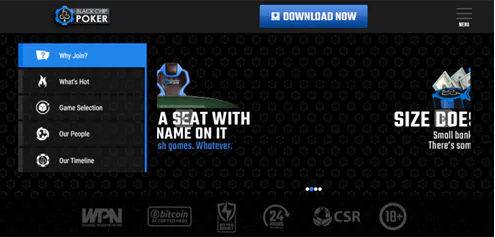 Black Chip Poker how to register