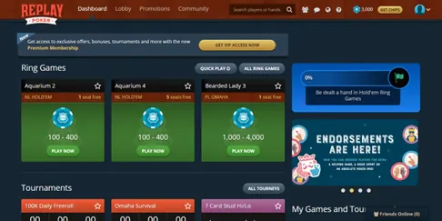 Replay Poker Software and Graphics