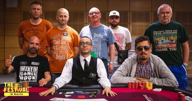 8 Game Final Table Line-Up, The Festival Series, Malta, May 2023