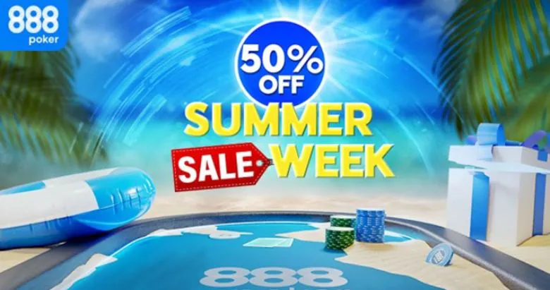 Summer Sale Week at 888poker Is Simply Too Good to Miss