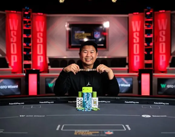 Peter Thai, Winner of $500 Employees Event at 2023 WSOP.