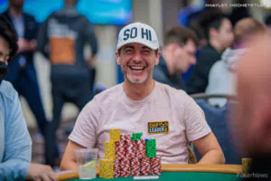 Chance Kornuth is second in chips for Day 4 of the Main Event