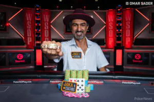 Faraz Jaka, Winner of Event #85: $1,500 SHOOTOUT No-Limit Hold'em for $237,367