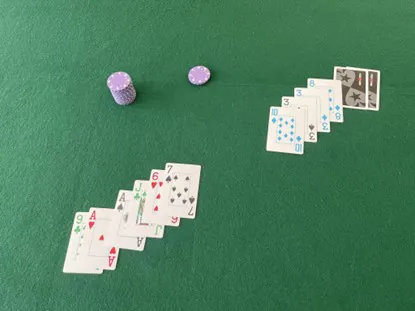 7-card stud example.