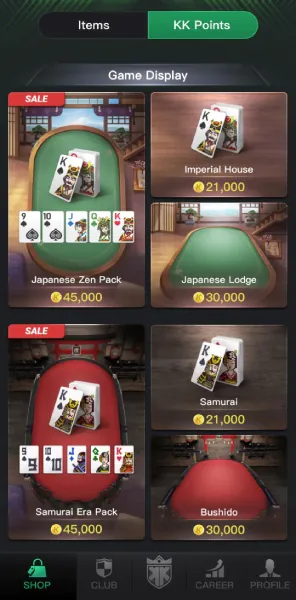 KKPoker Shop 2