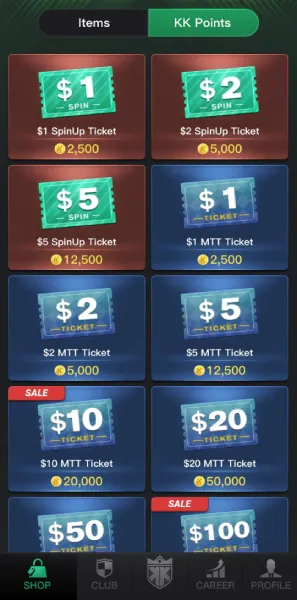 KKPoker Shop 3