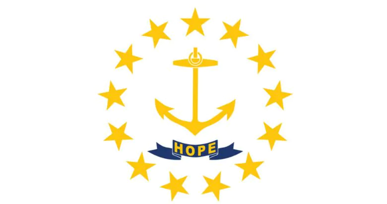 US Poker Rooms: Rhode Island State Flag