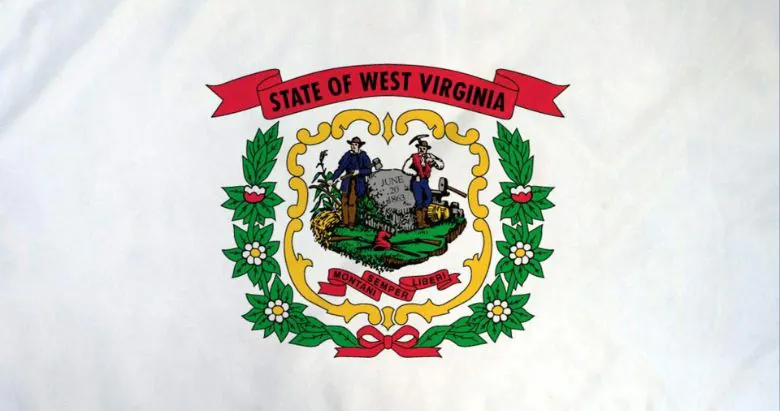 US Poker Rooms: West Virginia State Flag